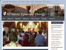 Tablet Screenshot of allsaintsrichland.org